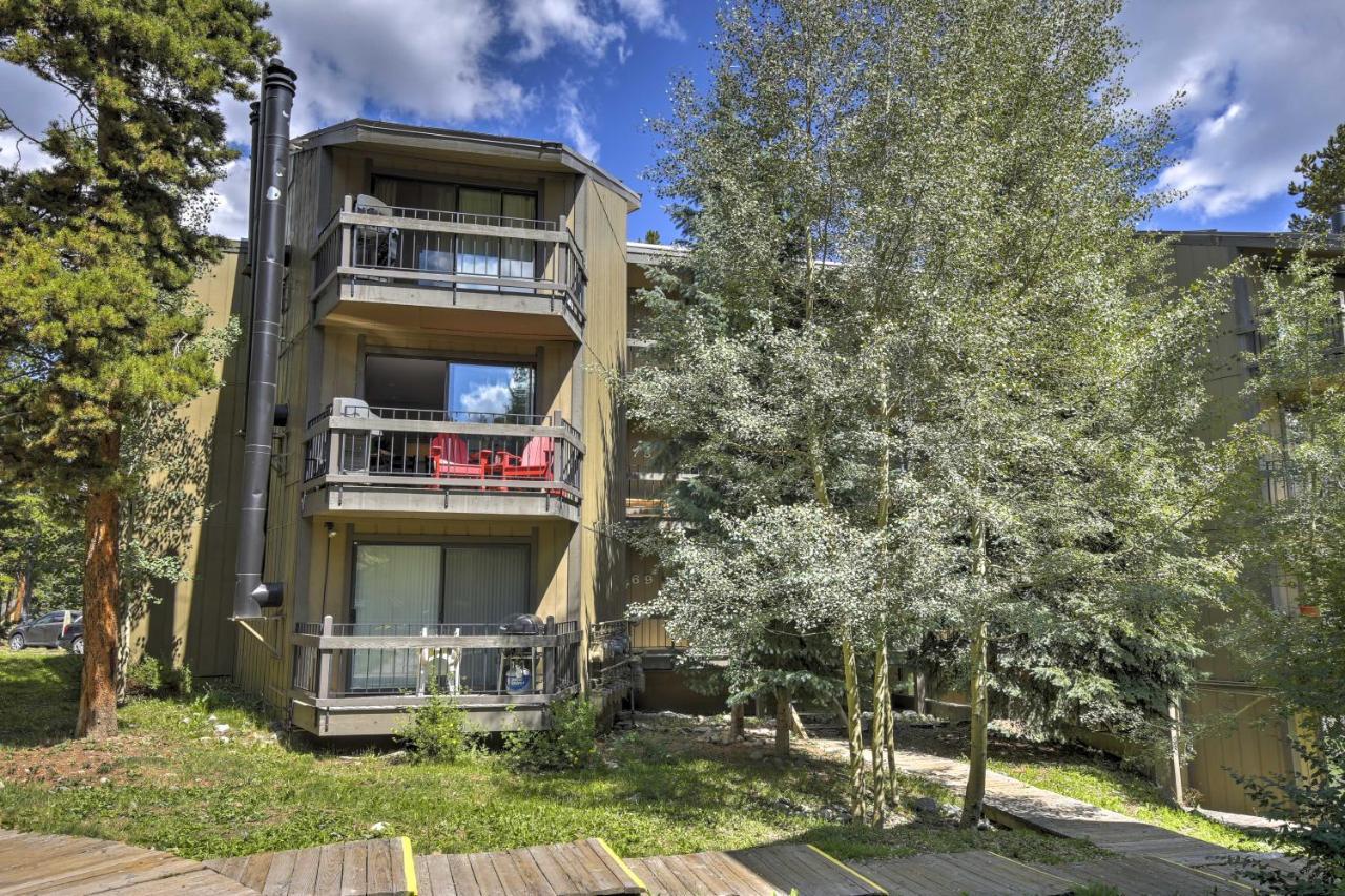 Breckenridge Condo With Balcony Walk To Ski Resort Exterior foto